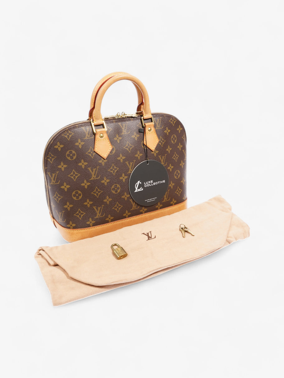 Louis Vuitton Alma Monogram Coated Canvas PM Image 9