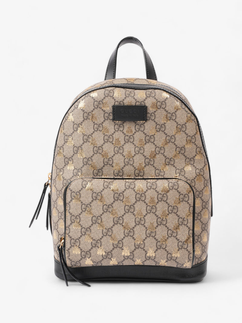  Gucci Backpack Supreme Bee Coated Canvas Small