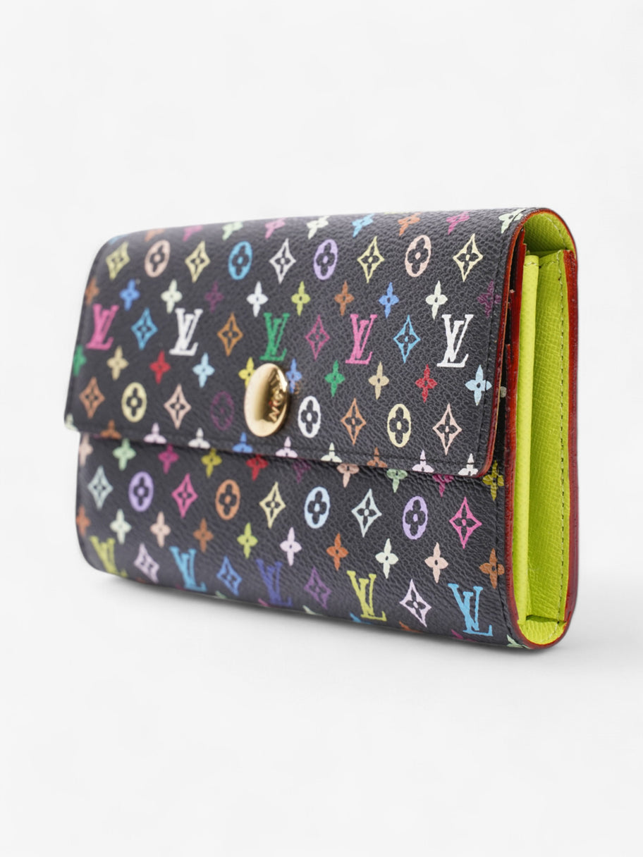 Louis Vuitton Sarah Wallet Black / Multicolour Coated Canvas Image 2