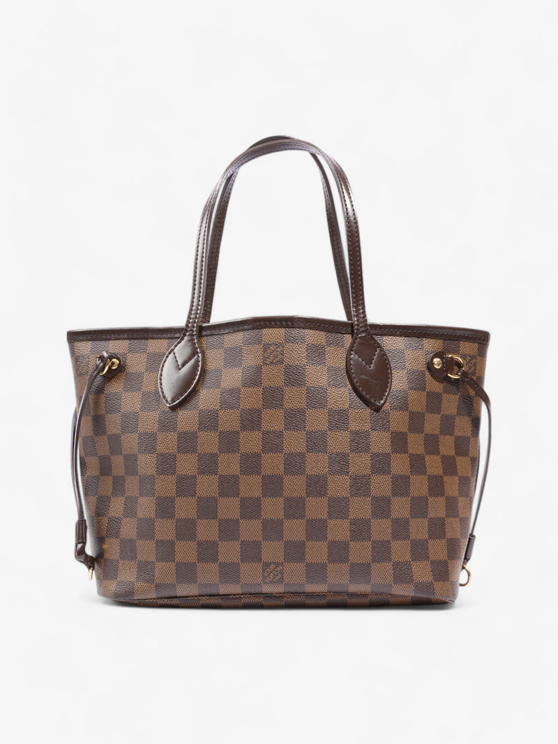  Louis Vuitton Neverfull Damier Ebene Coated Canvas PM