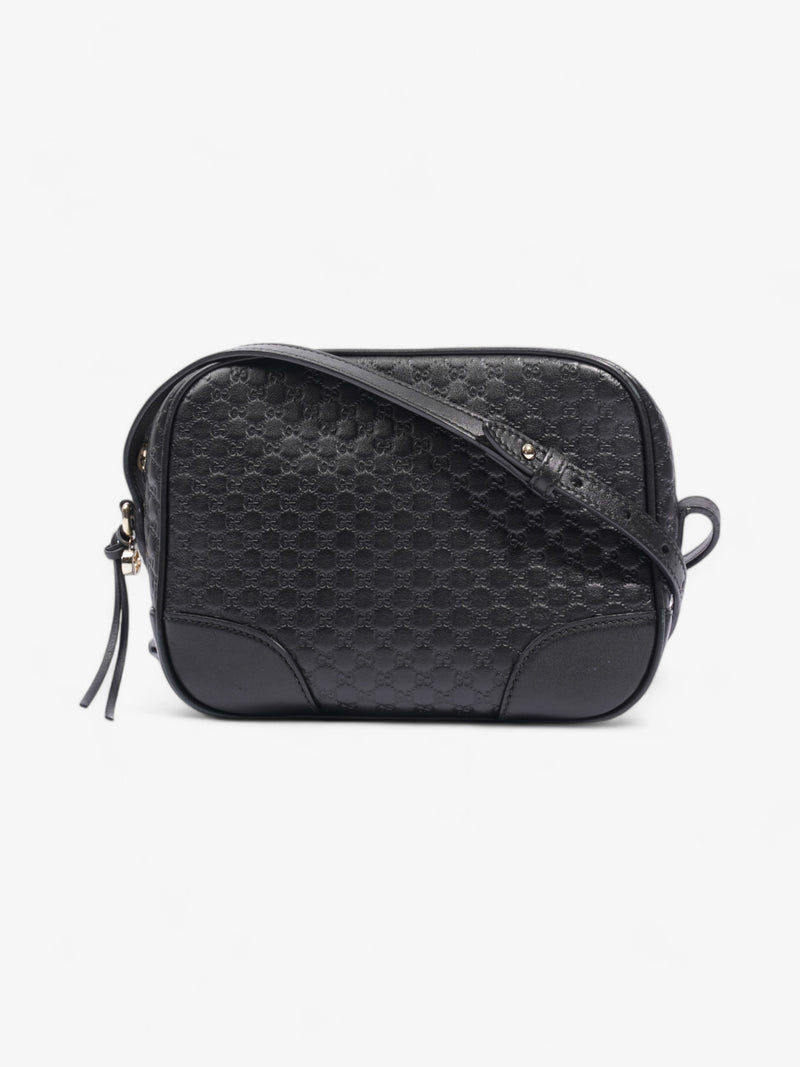  Gucci Bree Guccissima Black Leather