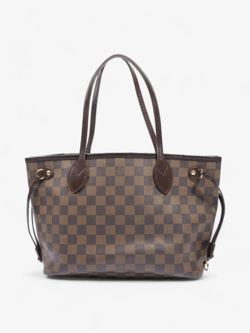  Louis Vuitton Neverfull Damier Ebene Coated Canvas PM