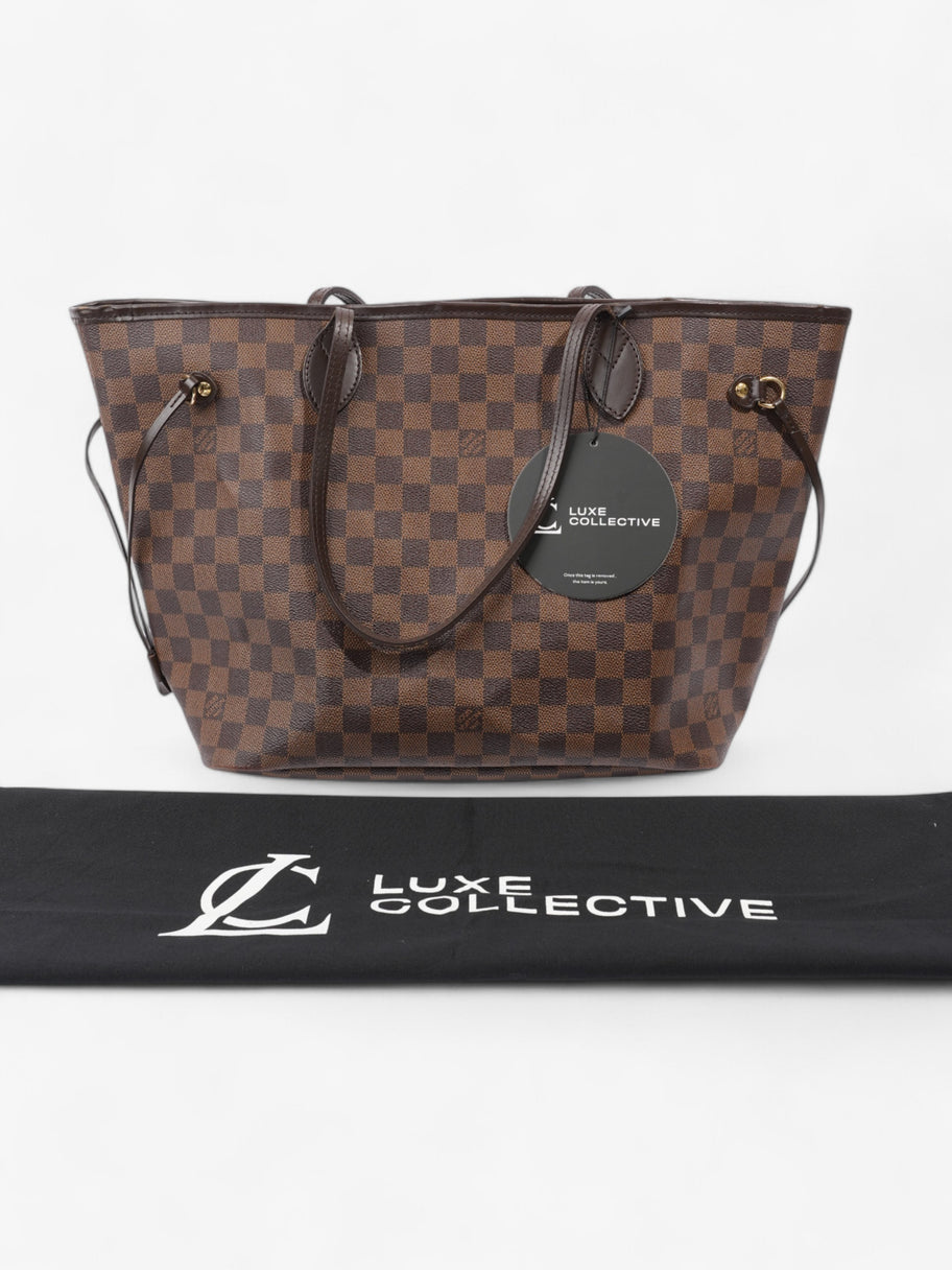 Louis Vuitton Neverfull Damier Ebene Coated Canvas MM Image 9