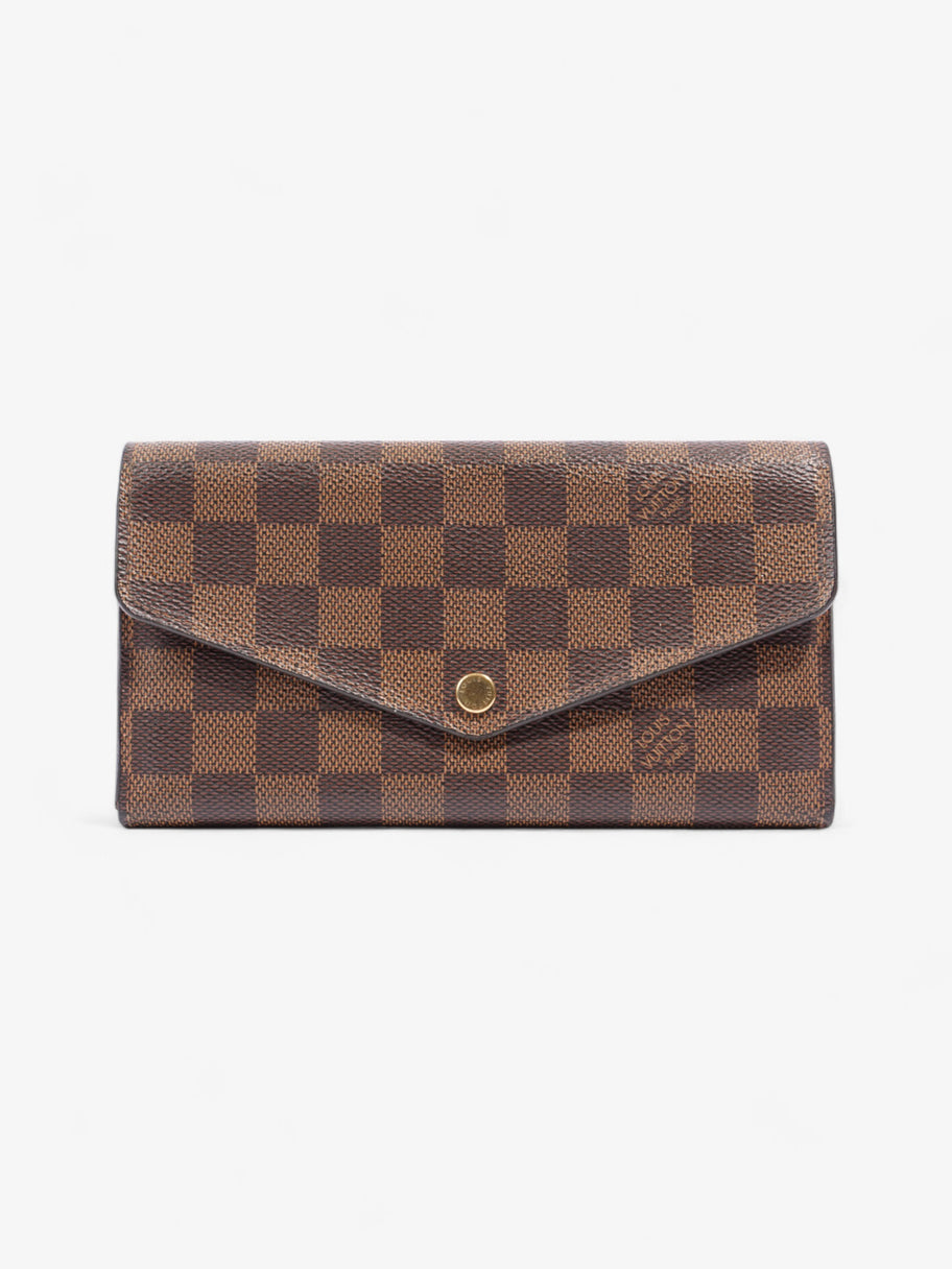 Louis Vuitton Sarah Wallet Damier Ebene Coated Canvas Image 8