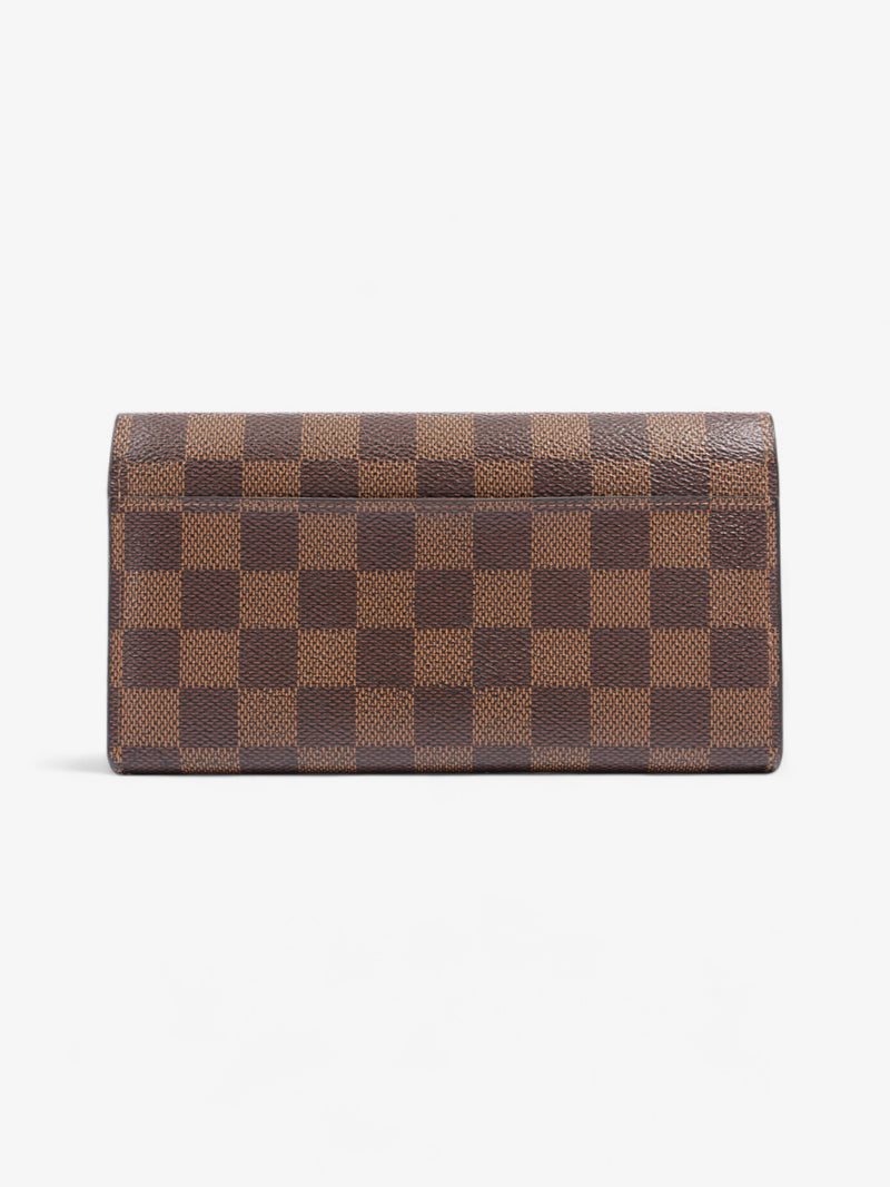  Louis Vuitton Sarah Wallet Damier Ebene Coated Canvas