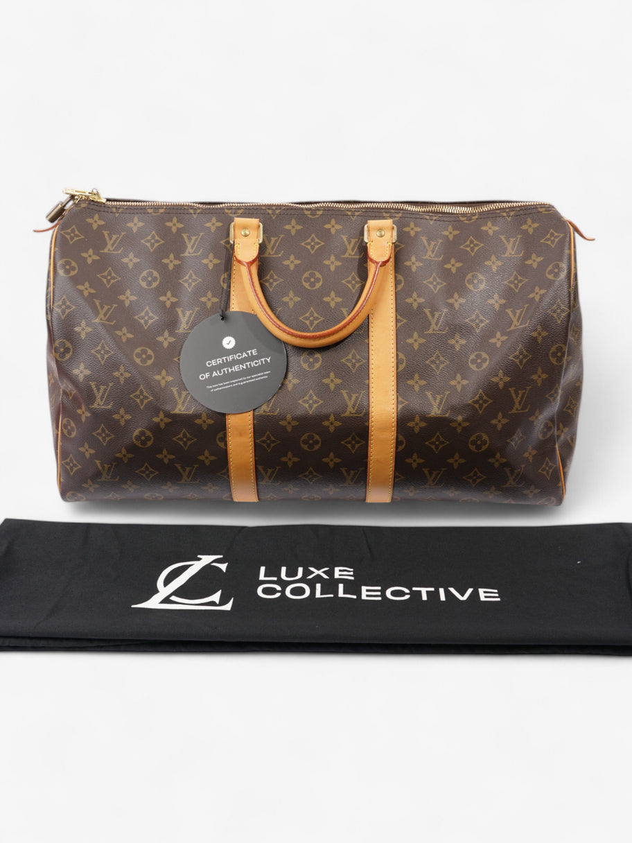 Louis Vuitton Keepall Monogram Coated Canvas 50 Image 9