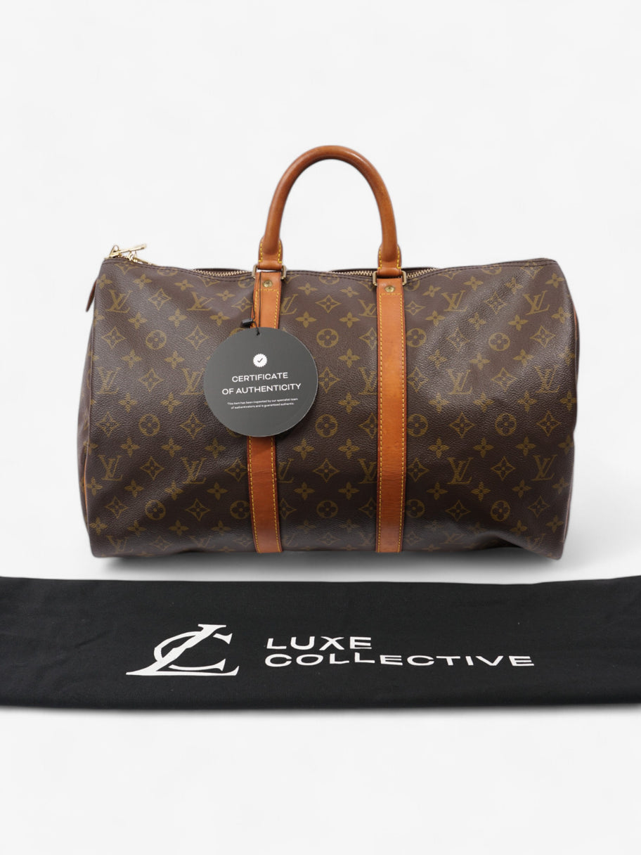 Louis Vuitton Keepall Monogram Coated Canvas 45 Image 9