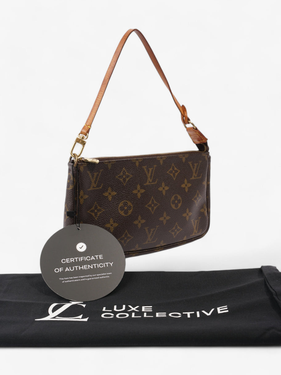 Louis Vuitton Pochette Accessoires Monogram Coated Canvas Image 9