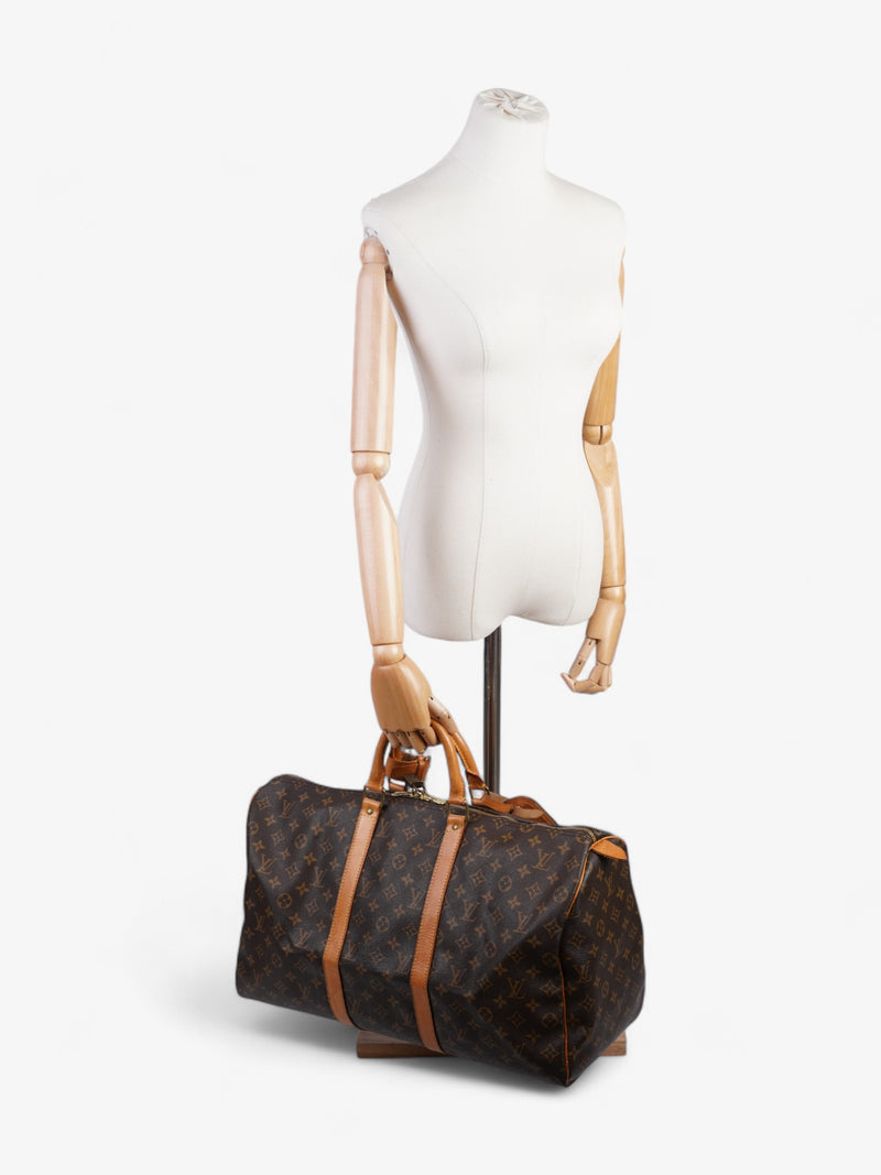  Louis Vuitton Keepall 50 Monogram Canvas 50