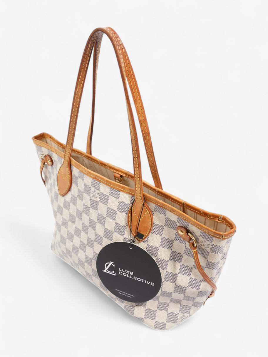 Louis Vuitton Neverfull Damier Azur Coated Canvas PM Image 13