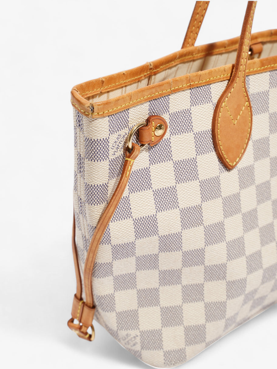 Louis Vuitton Neverfull Damier Azur Coated Canvas PM Image 7