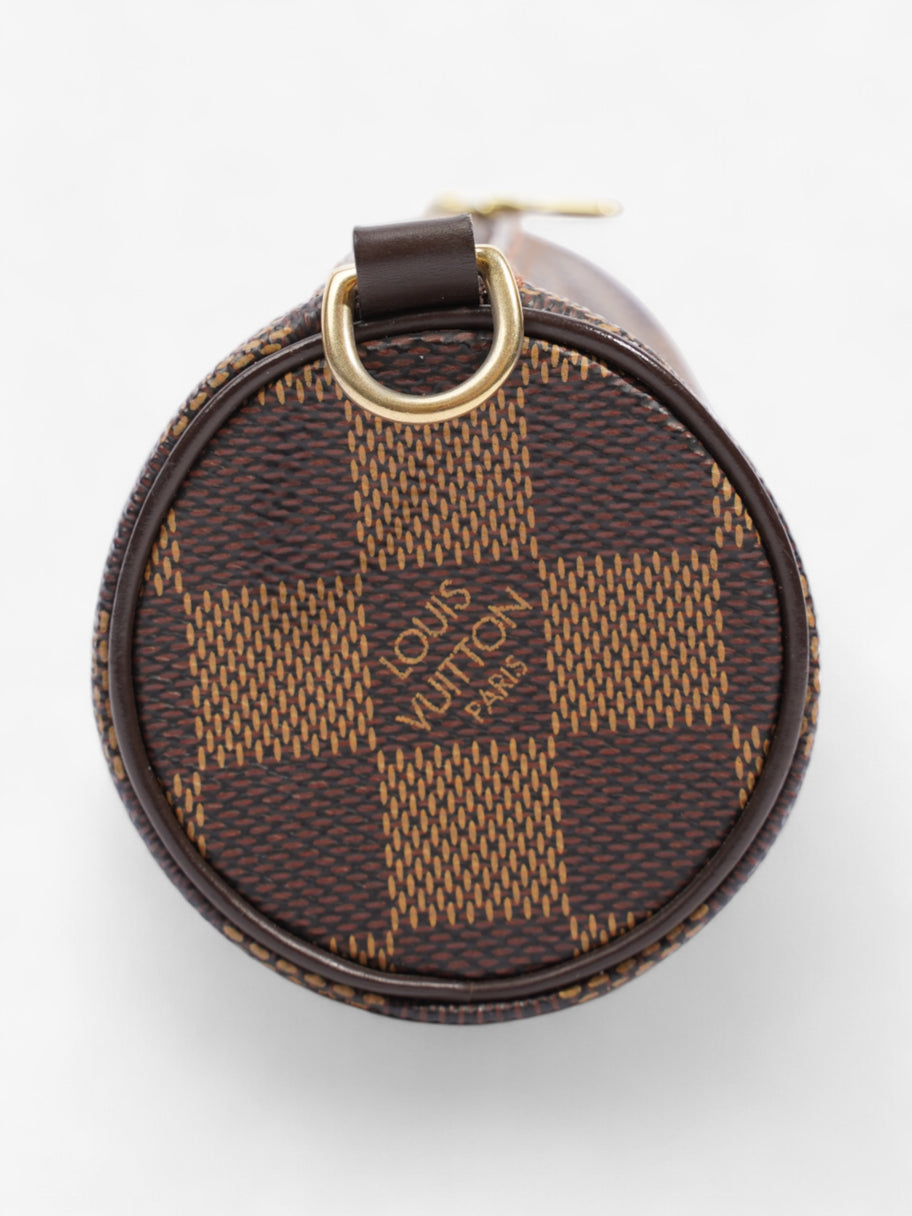 Louis Vuitton Papillon Pouch - No Strap Damier Ebene Coated Canvas Mini Image 2