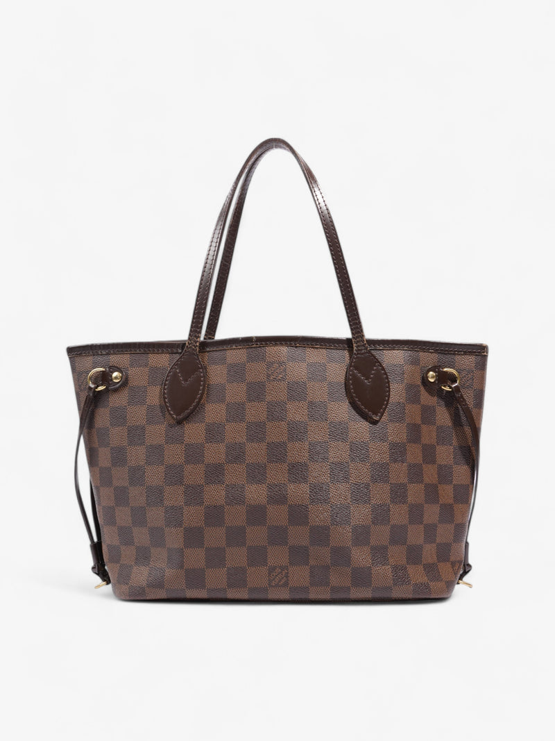  Louis Vuitton Neverfull Damier Ebene Coated Canvas PM