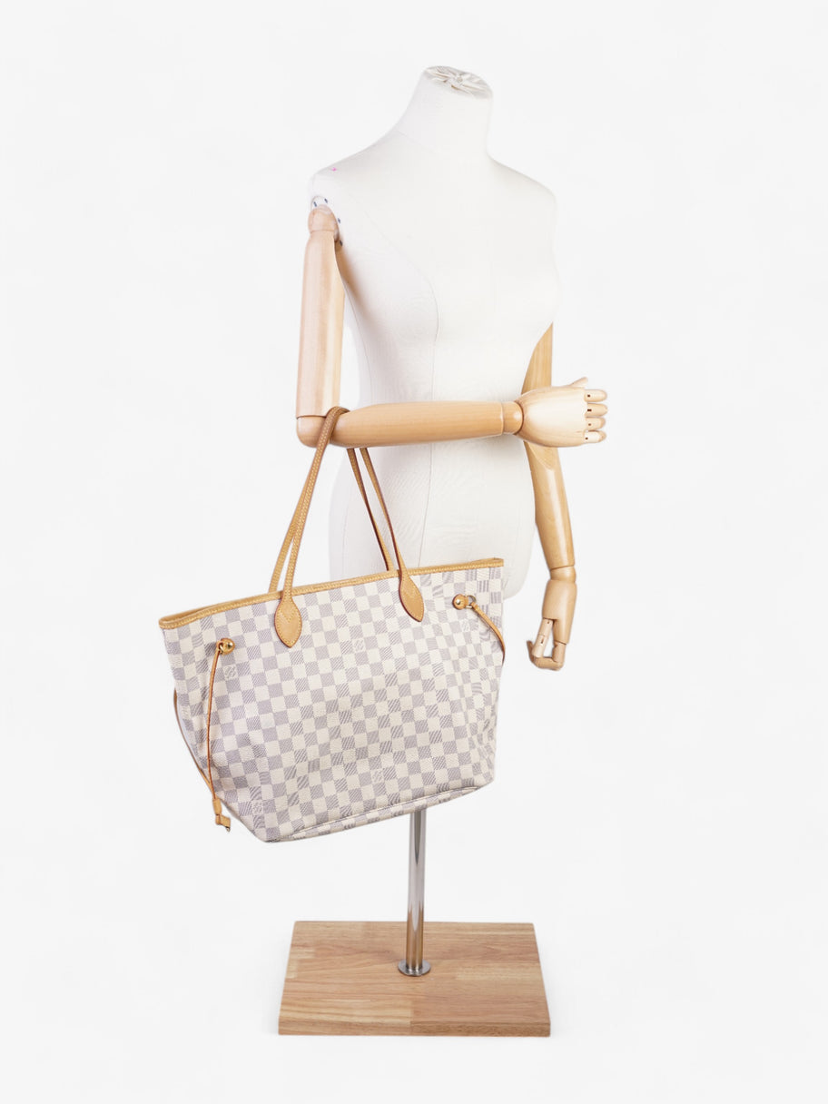 Louis Vuitton Neverfull Damier Azur Coated Canvas MM Image 2