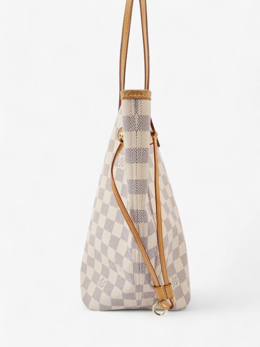 Louis Vuitton Neverfull Damier Azur Coated Canvas MM Image 3