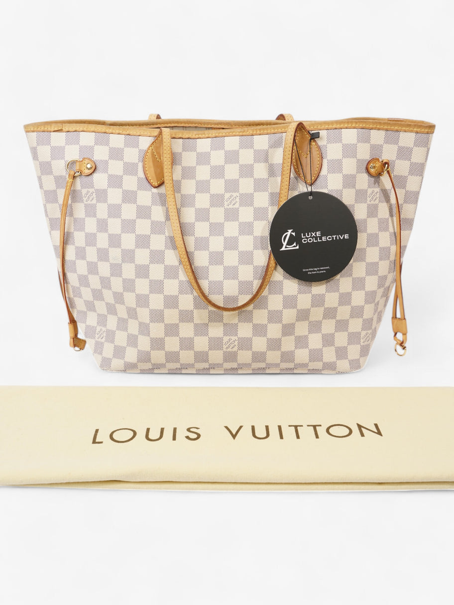 Louis Vuitton Neverfull Damier Azur Coated Canvas MM Image 10