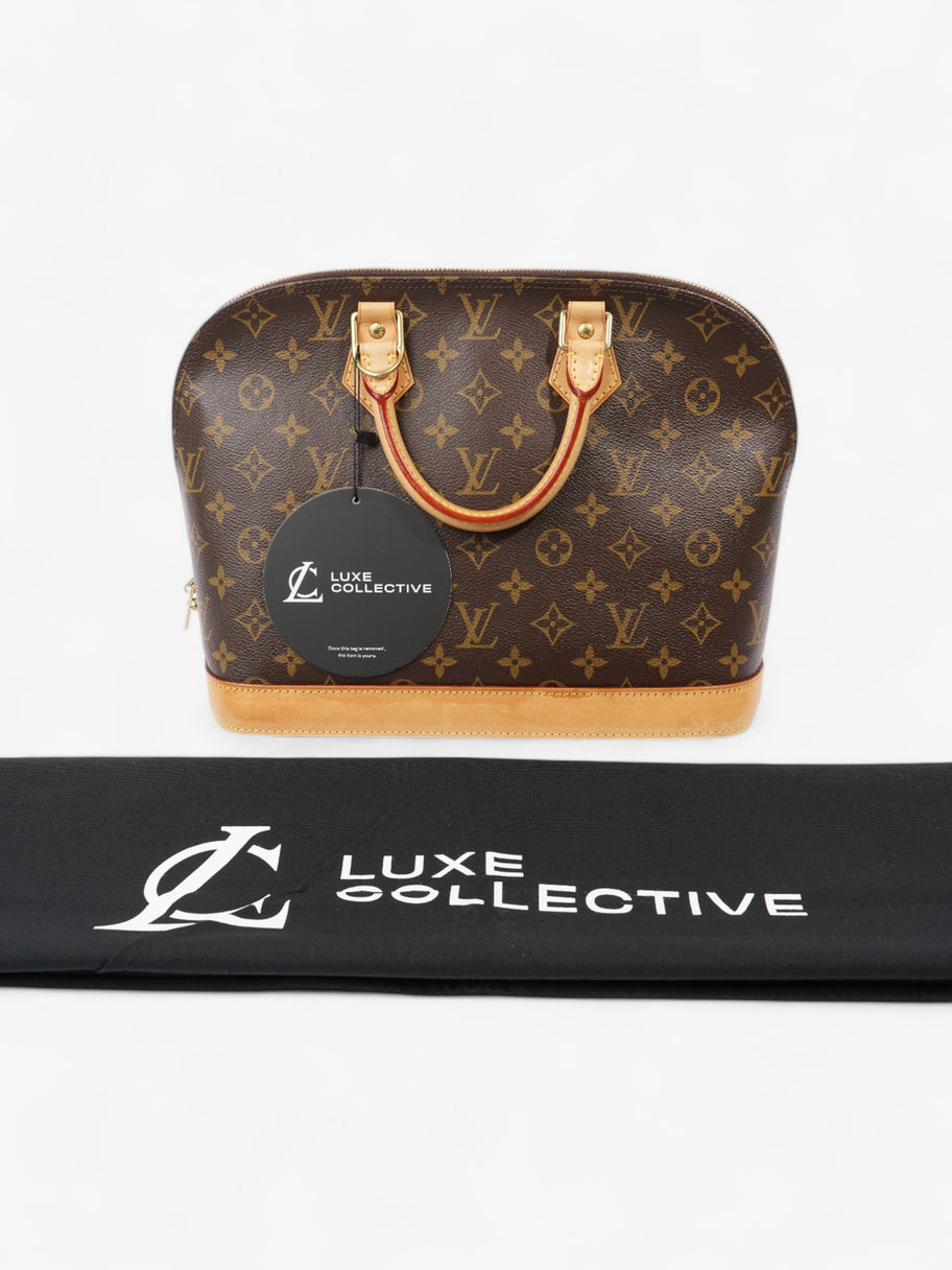 Louis Vuitton Alma Monogram Coated Canvas PM Image 9