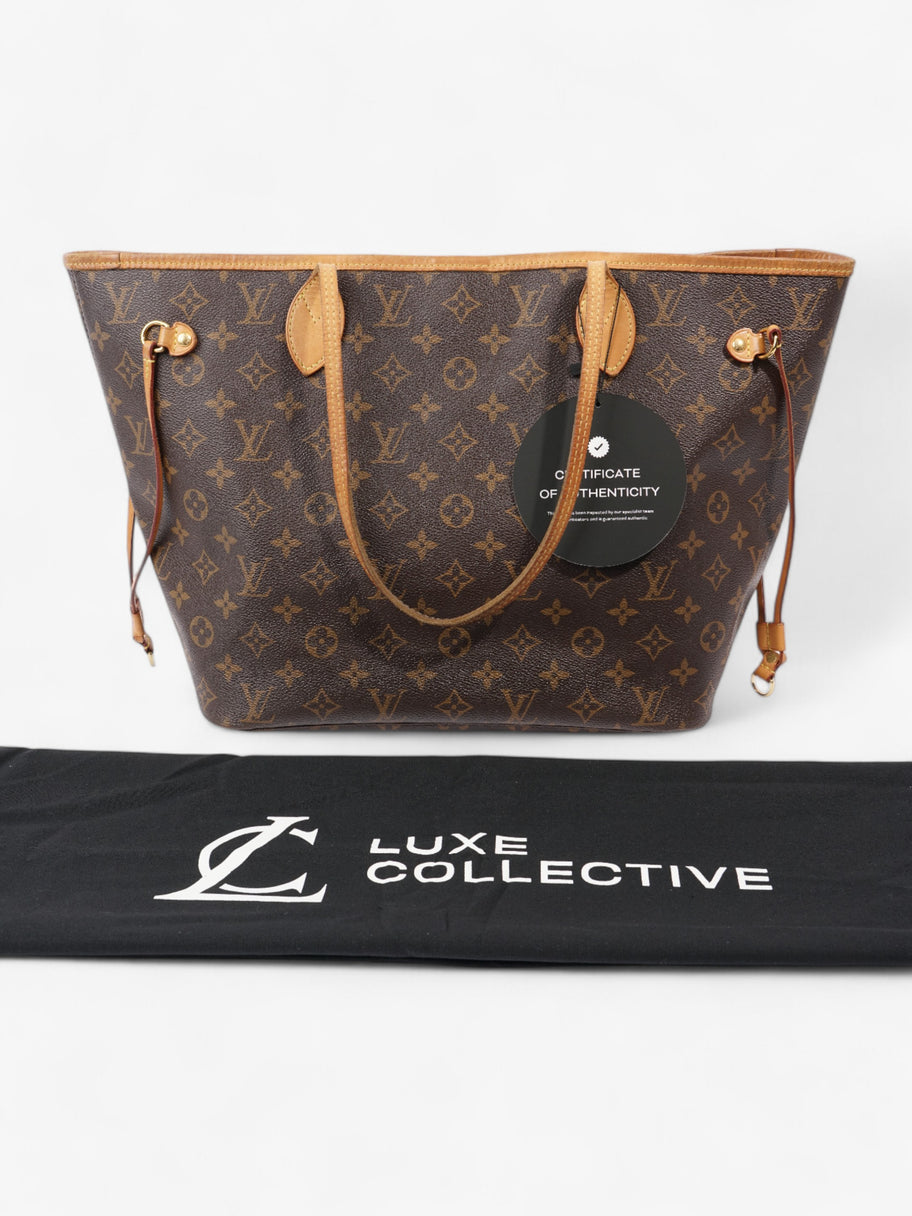 Louis Vuitton Neverfull Monogram Coated Canvas MM Image 9