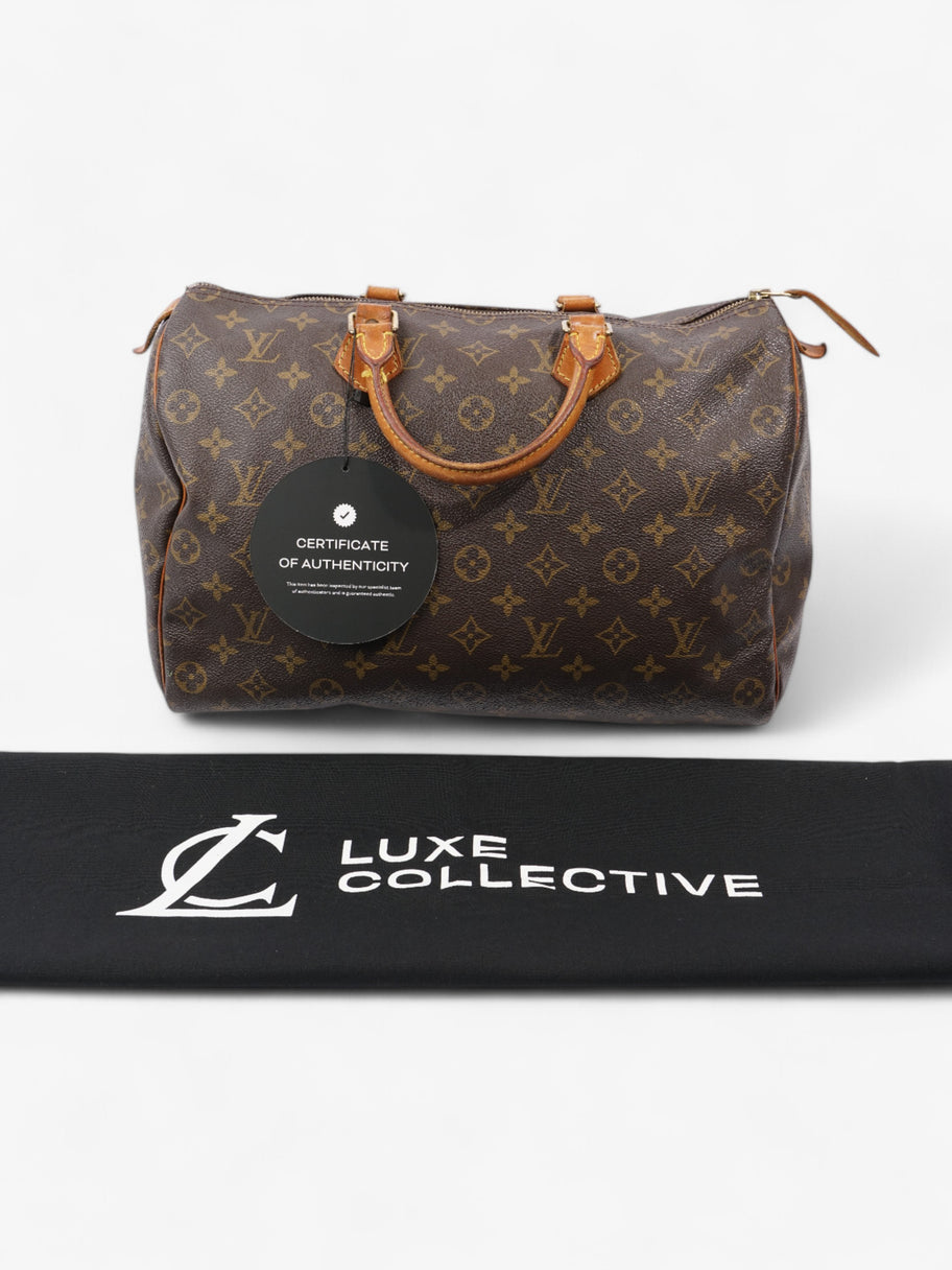 Louis Vuitton Speedy Monogram Coated Canvas 35 Image 9