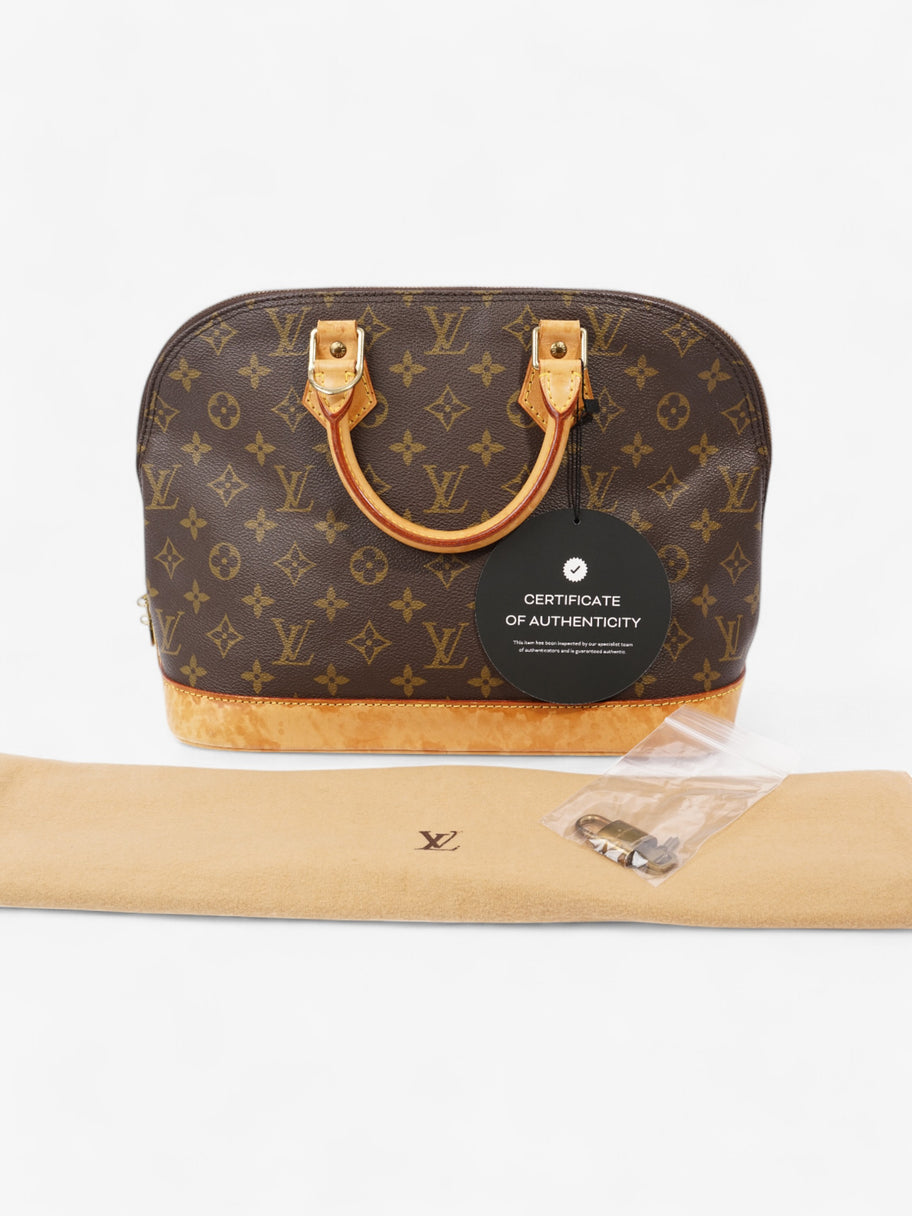 Louis Vuitton Alma Monogram Coated Canvas PM Image 9