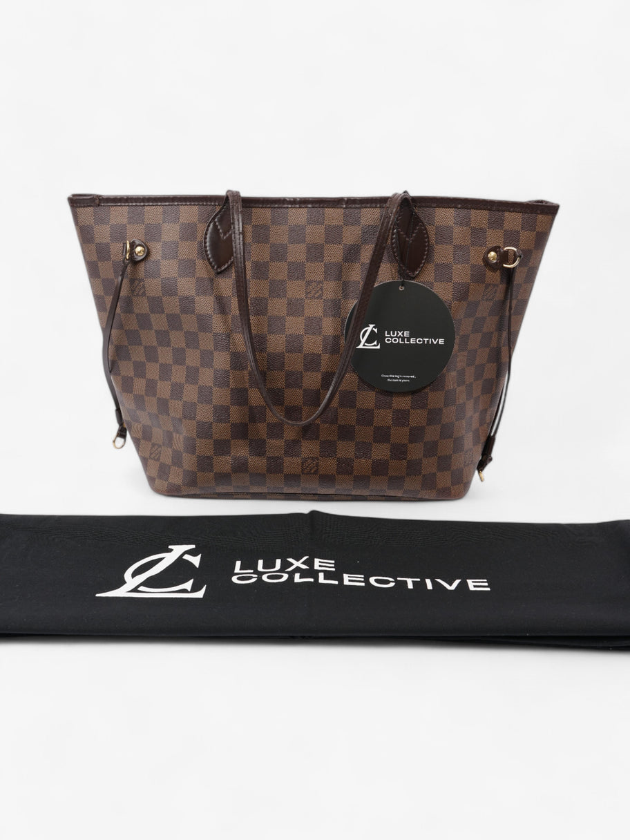 Louis Vuitton Neverfull Damier Ebene Coated Canvas MM Image 9