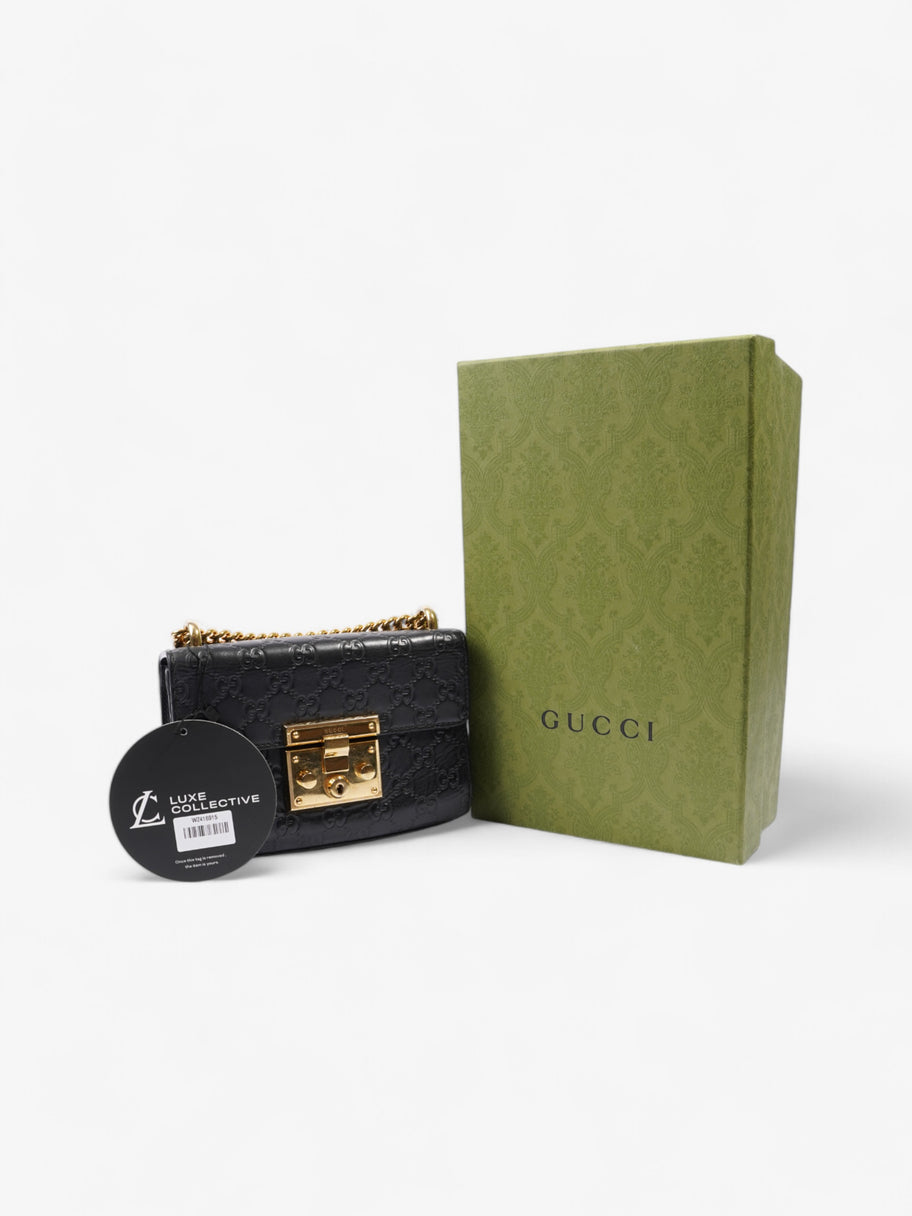 Gucci Padlock GG Black Leather Small Image 9