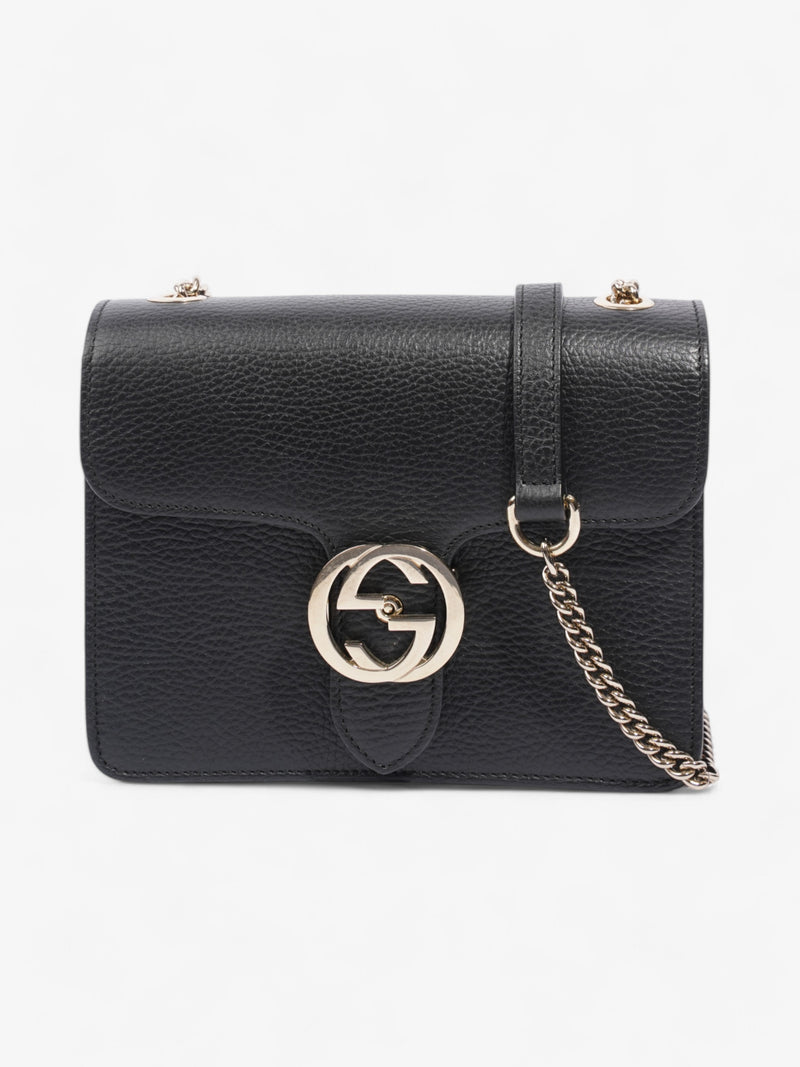  Gucci Interlocking G Bag Black Leather Small