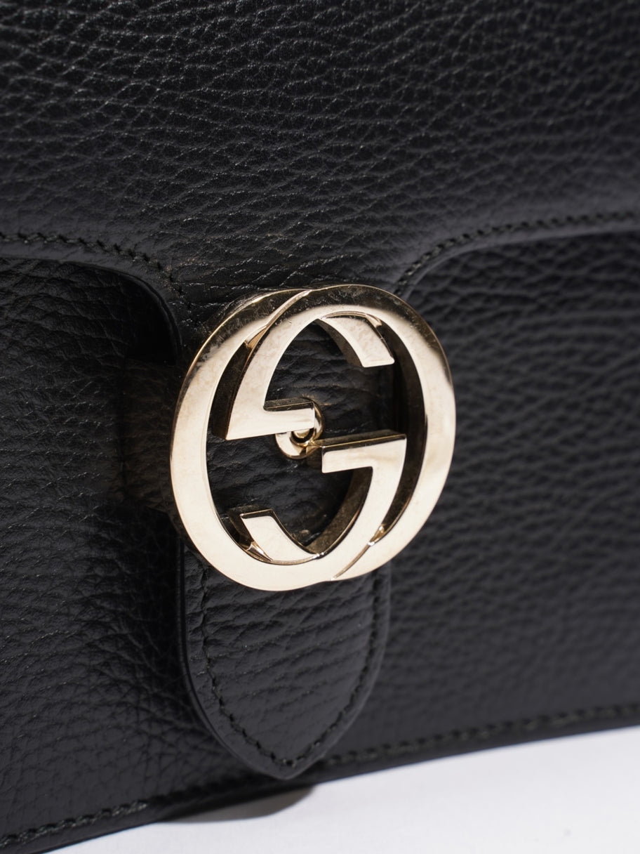 Gucci Interlocking G Bag Black Leather Small Image 8