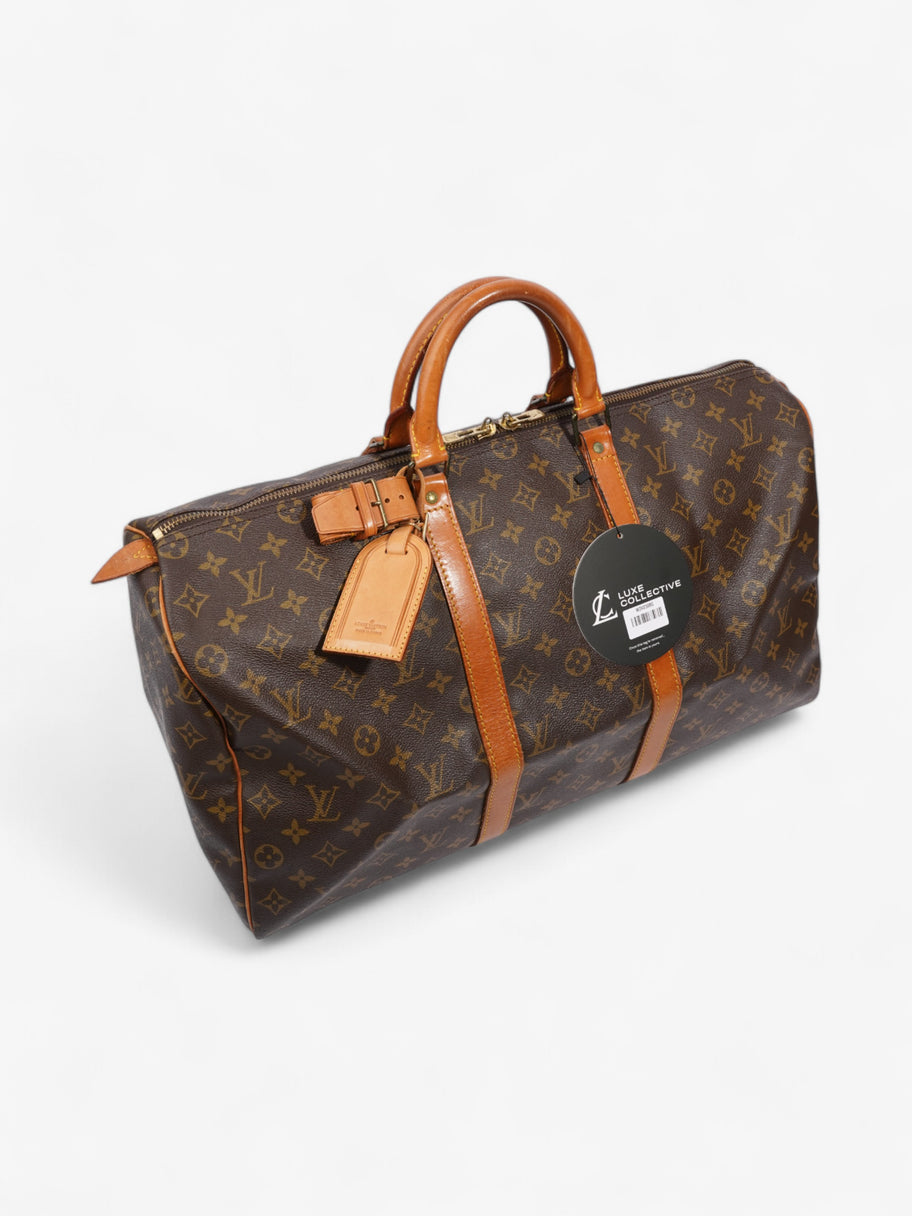 Louis Vuitton Keepall Monogram Coated Canvas 50 Image 11