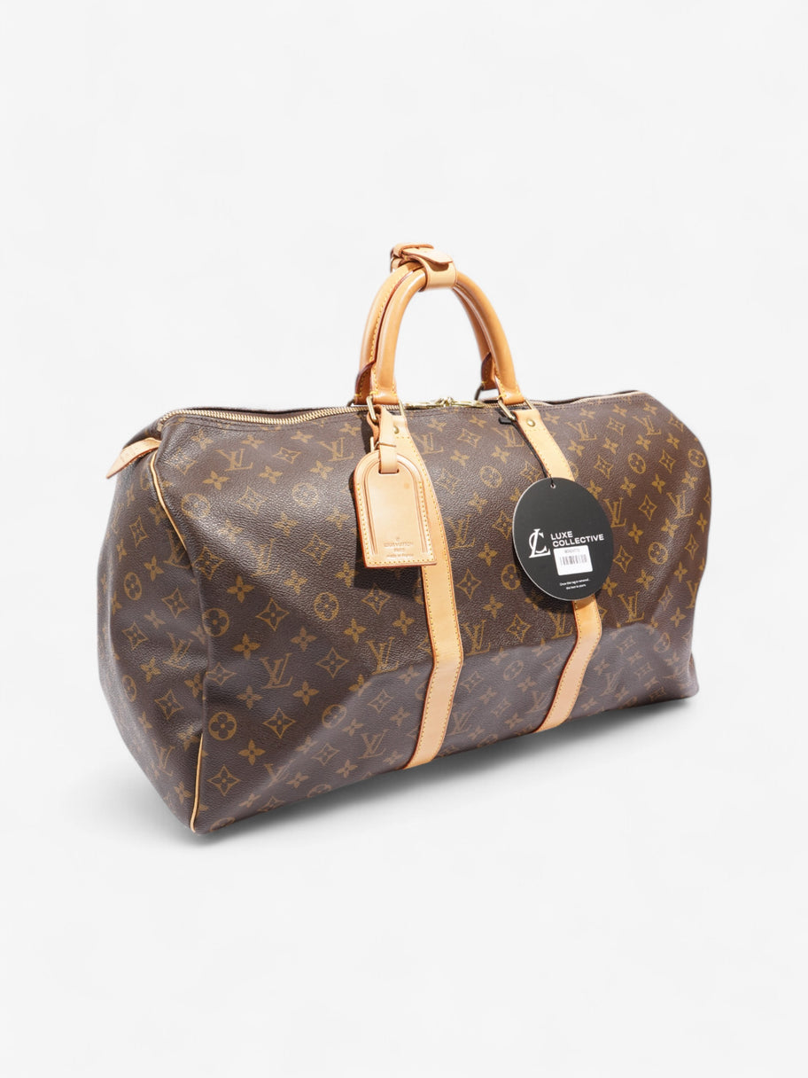 Louis Vuitton Keepall Monogram Coated Canvas 50 Image 9