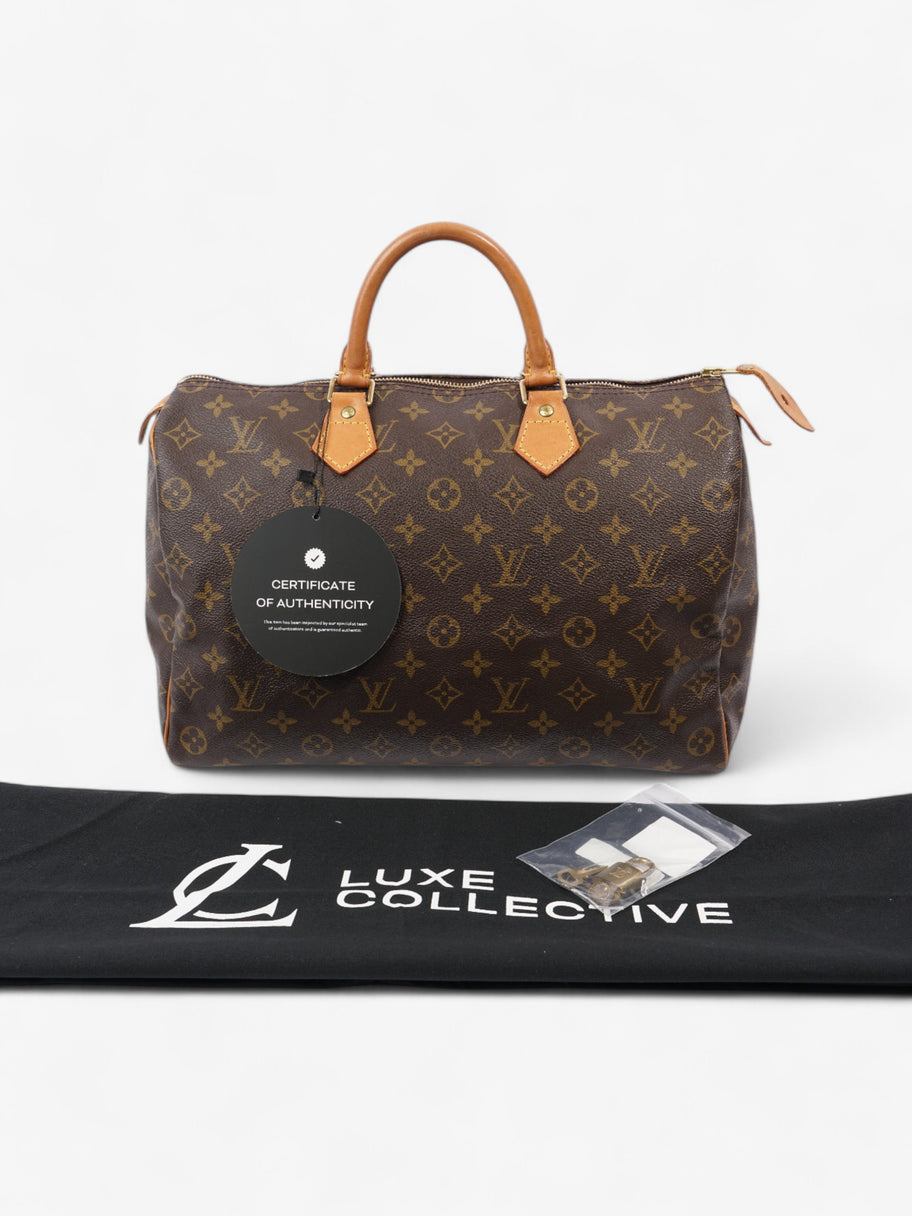 Louis Vuitton Speedy Monogram Coated Canvas 35 Image 10