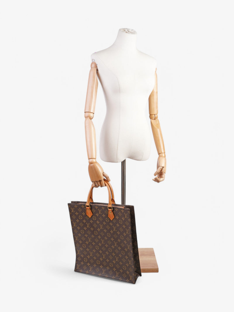  Louis Vuitton Sac Plat Monogram Coated Canvas