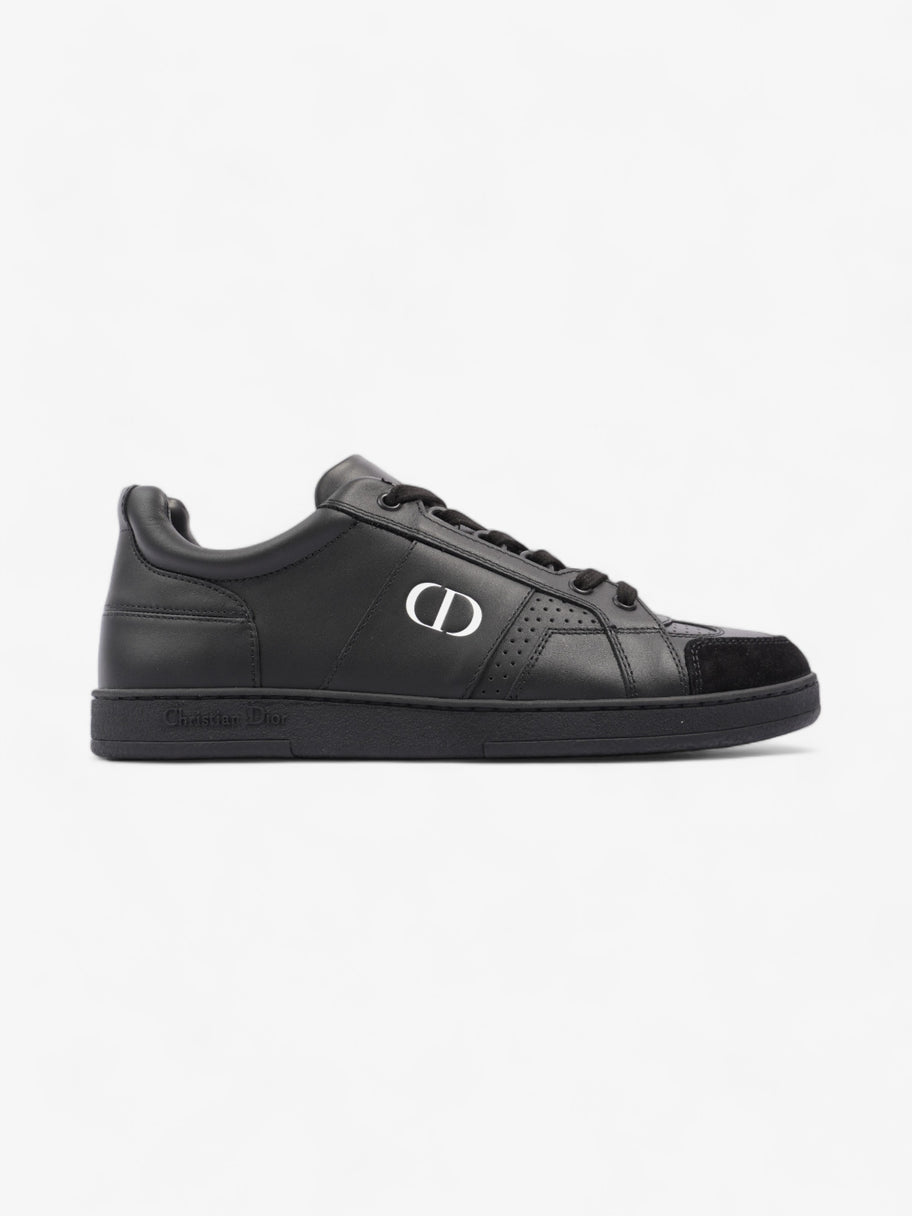 Christian Dior CD Low Top Sneakers Black / White Leather EU 38 UK 5 Image 1