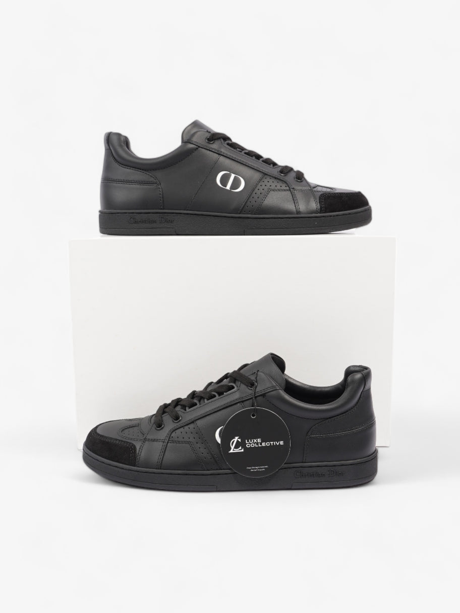 Christian Dior CD Low Top Sneakers Black / White Leather EU 38 UK 5 Image 10