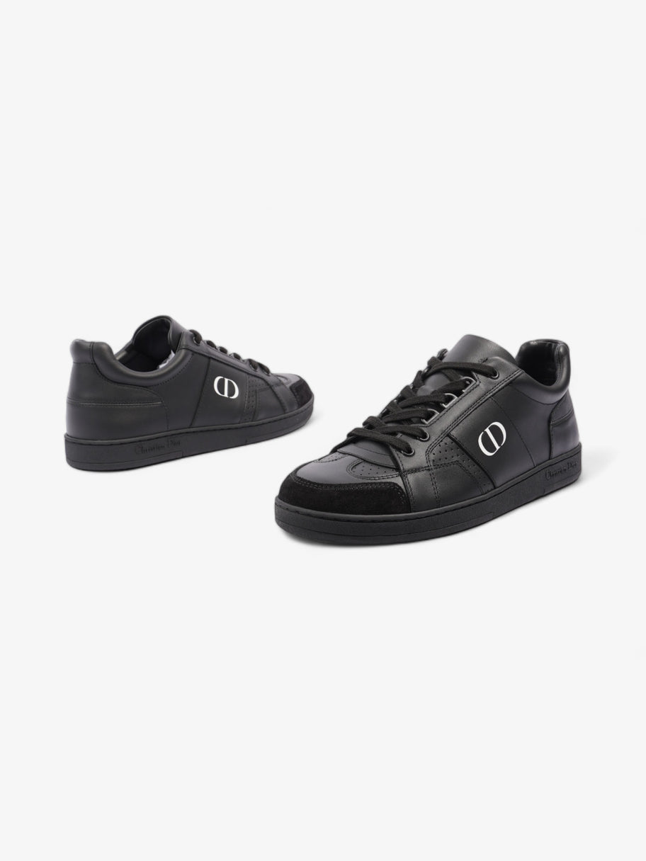 Christian Dior CD Low Top Sneakers Black / White Leather EU 38 UK 5 Image 9