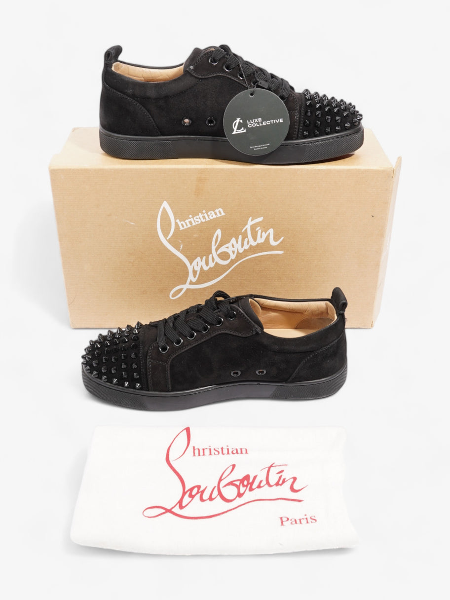 Christian Louboutin Louis Junior Black Suede eu 37.5 uk 4.5 Image 10