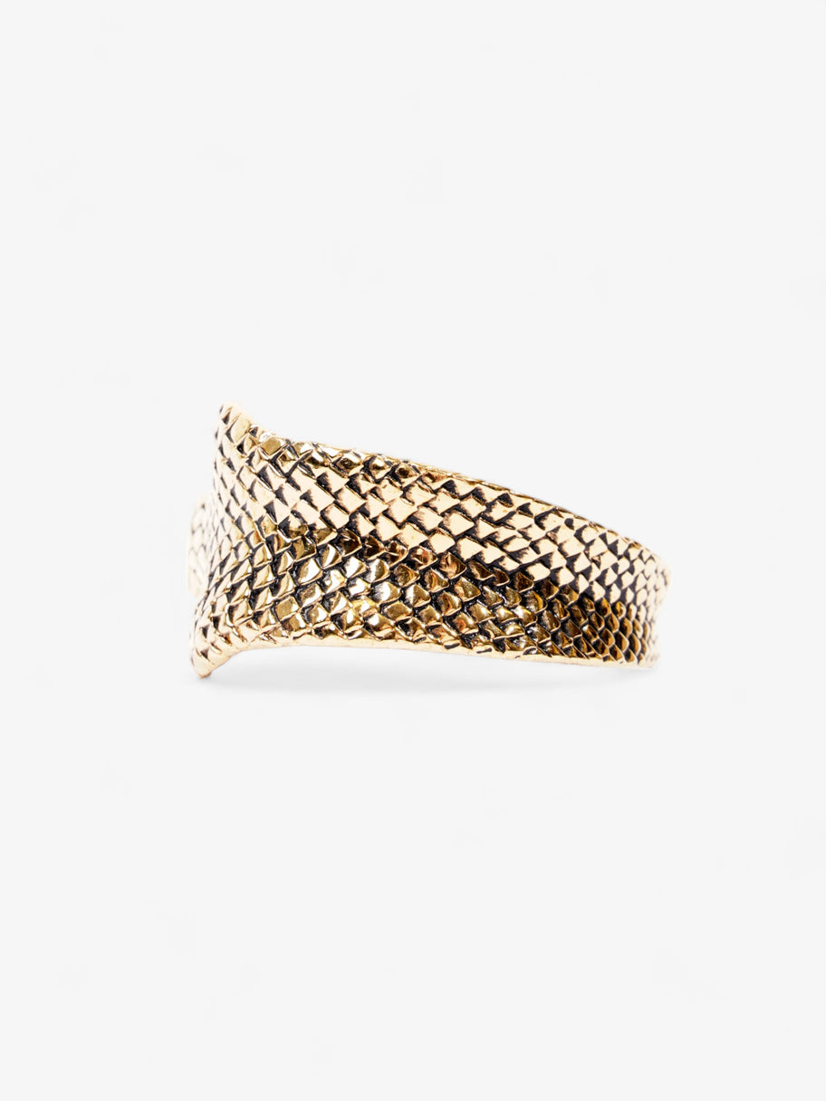 Saint Laurent Anamalier Cobra Cuff Bracelet  Gold Brass Image 3