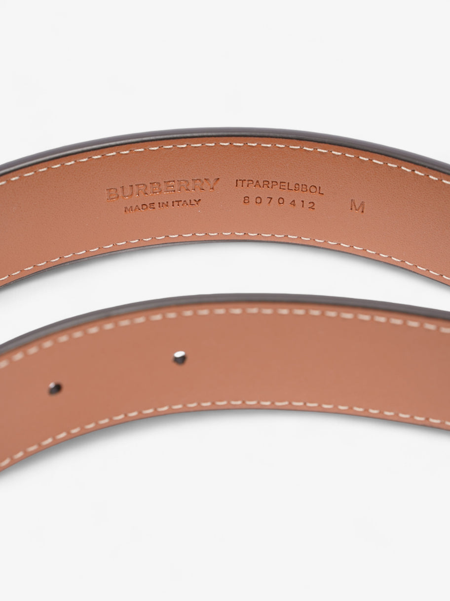 Burberry TB Belt Vintage Check / Briar Brown Canvas Medium - 102cm Image 4