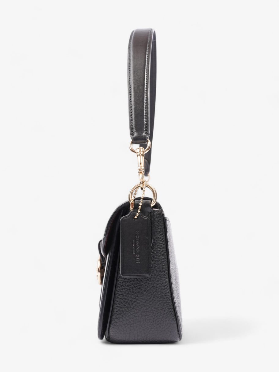 Coach Georgie Crossbody Black Grained Leather Image 3