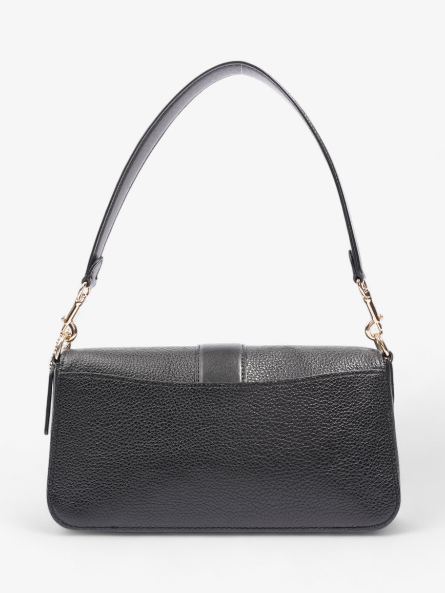 Coach Georgie Crossbody Black Grained Leather Luxe Collective