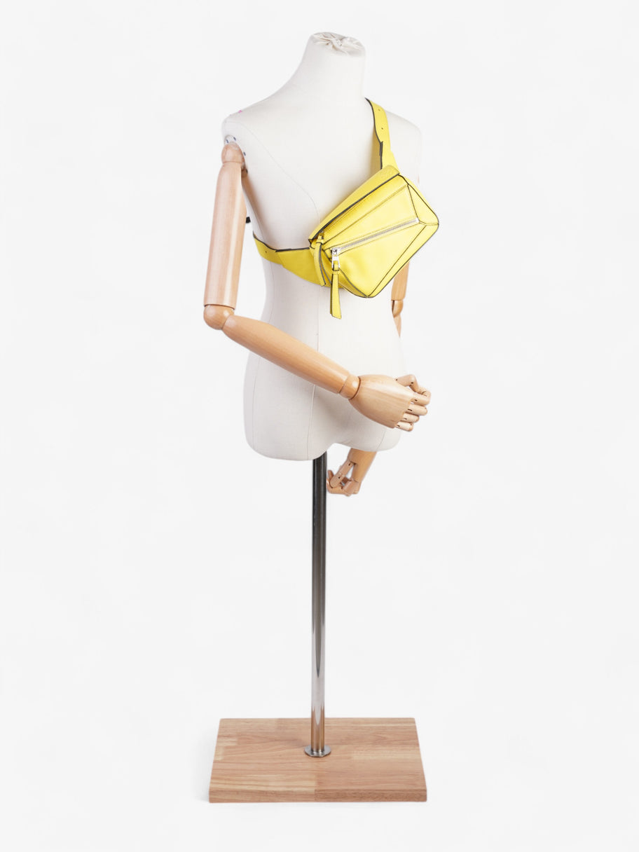 Loewe Puzzle Belt Bag Yellow Leather Mini Image 2