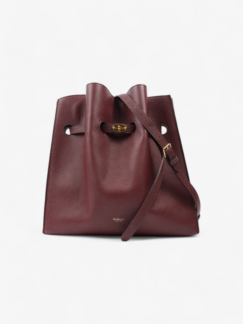  Mulberry Tyndale Burgundy Calfskin Leather Small