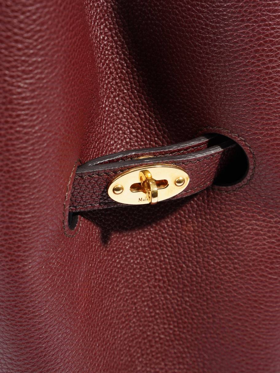 Mulberry Tyndale Burgundy Calfskin Leather Small Image 7