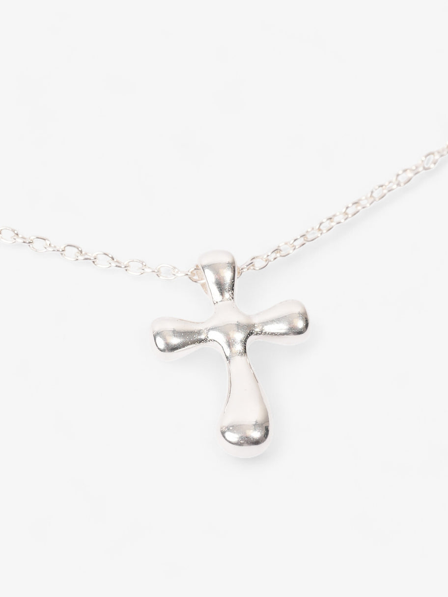 Tiffany and Co Elsa Peretti Cross Pendant Silver Silver Sterling Image 2