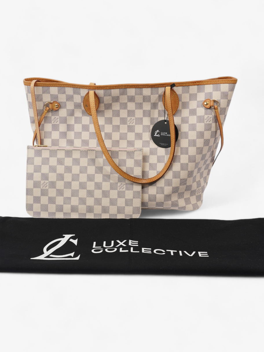 Louis Vuitton Neverfull Damier Azur Coated Canvas MM Image 10