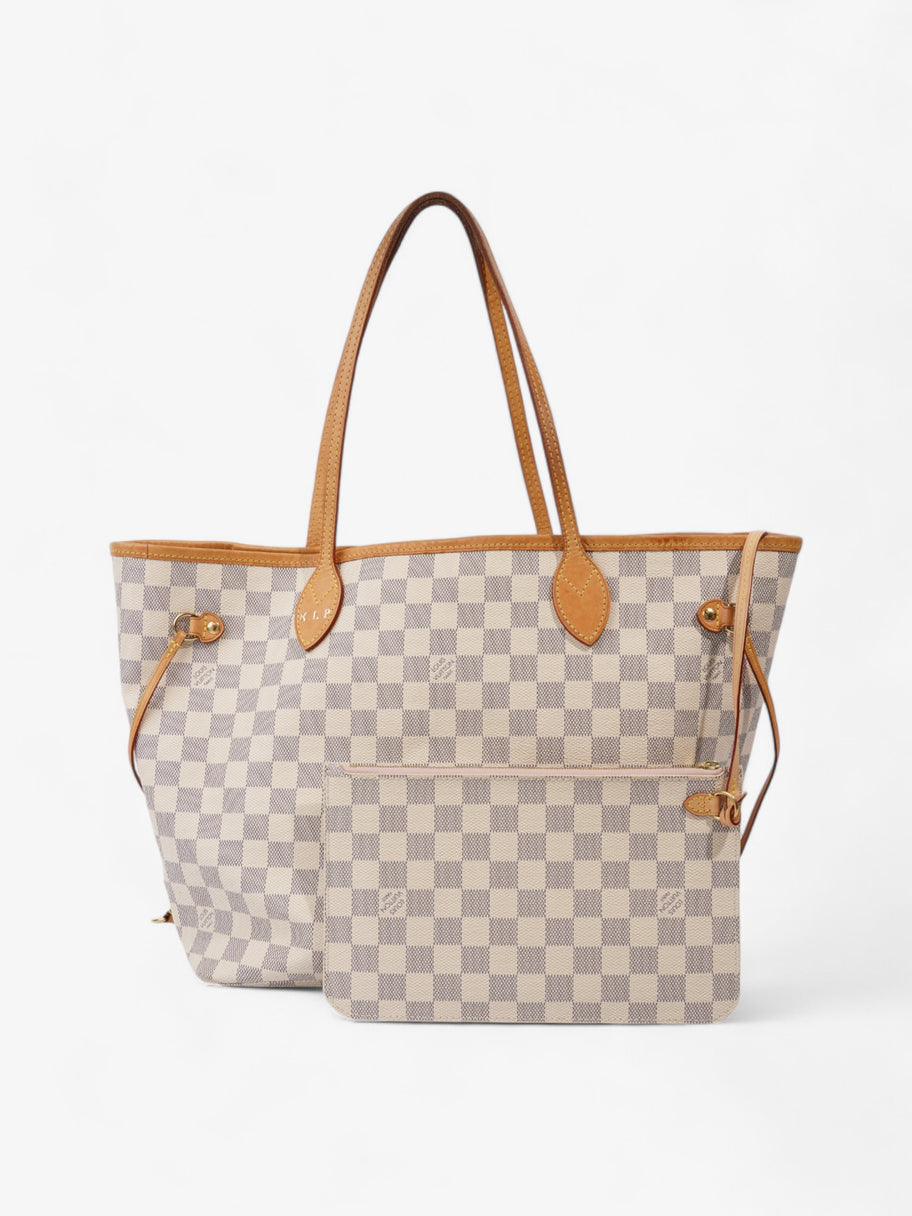 Louis Vuitton Neverfull Damier Azur Coated Canvas MM Image 3