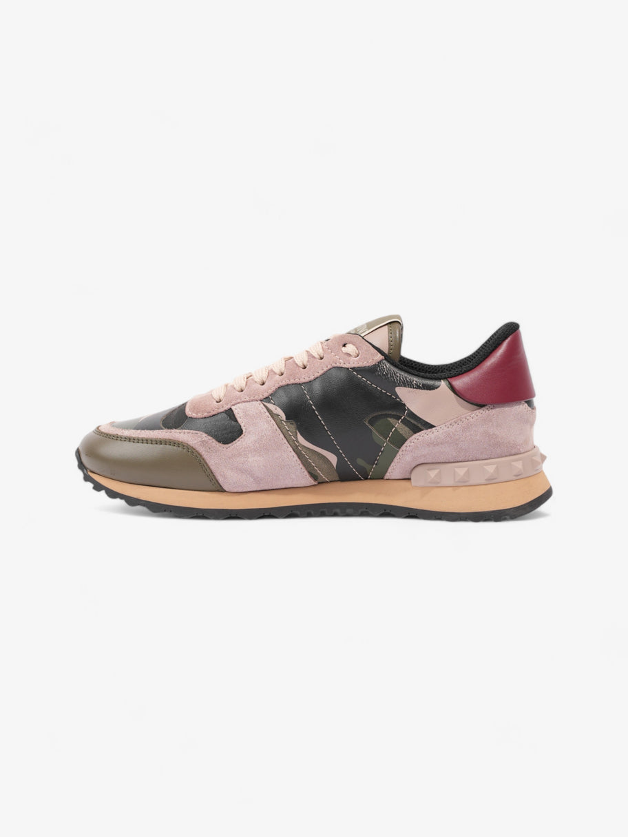 Valentino Rockrunner Army Green / Pink / Red Suede EU 37 UK 4 Image 3