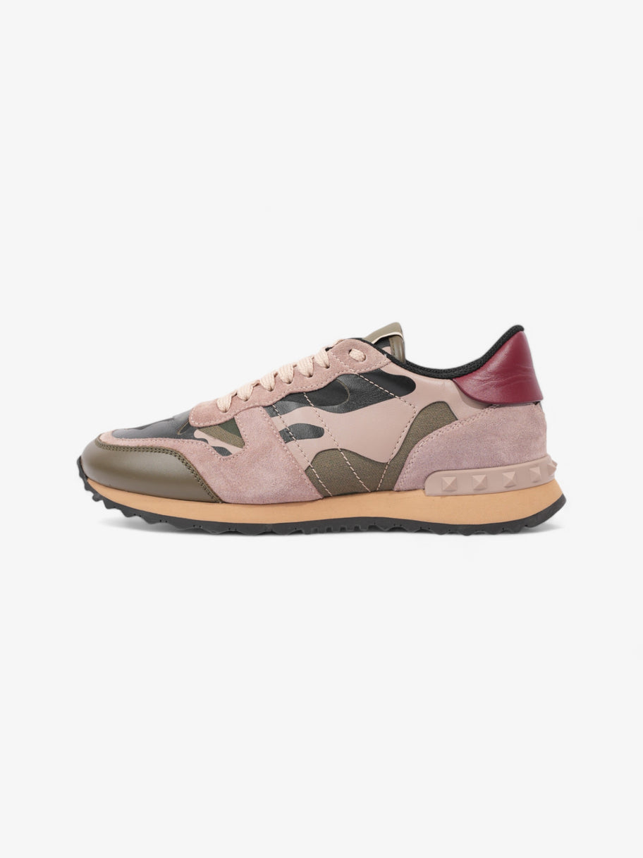 Valentino Rockrunner Army Green / Pink / Red Suede EU 37 UK 4 Image 5