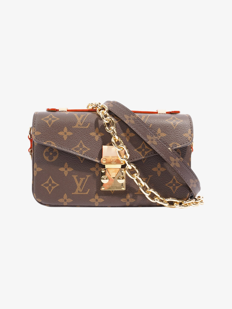  Louis Vuitton Pochette Metis East West Bag Monogram Coated Canvas