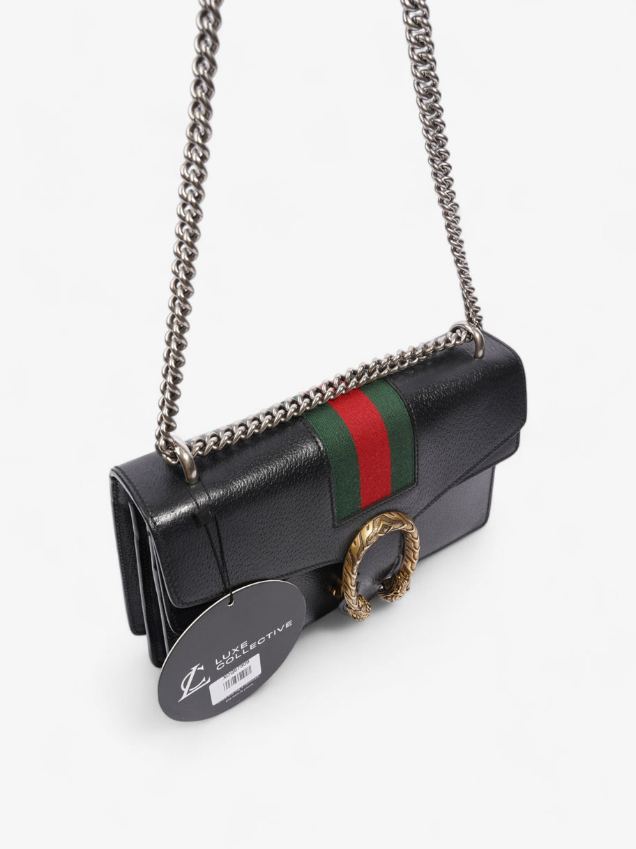 Gucci Dionysus Black / Red / Green Leather Small Image 10